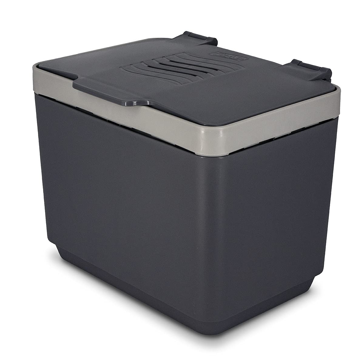 GLAD Compost Bin for Kitchen, 1.5 Gallon | Plastic Container with Removable Inner Basket, Bag Storage Holder, and Carbon Odor Bl