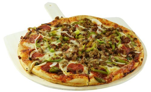 Southern Homewares Pizza Peel Poplar Wood Paddle Style Lifter