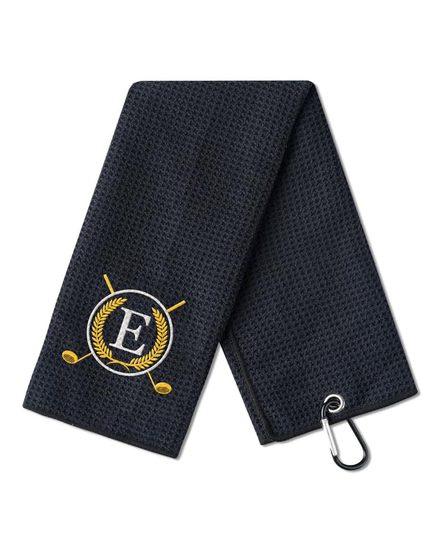 Cybgene Golf Towels Gift, Monogrammed Golf Towels For Golf Bags For Men And Women On National Golf Day, Retirement, Birthday, An