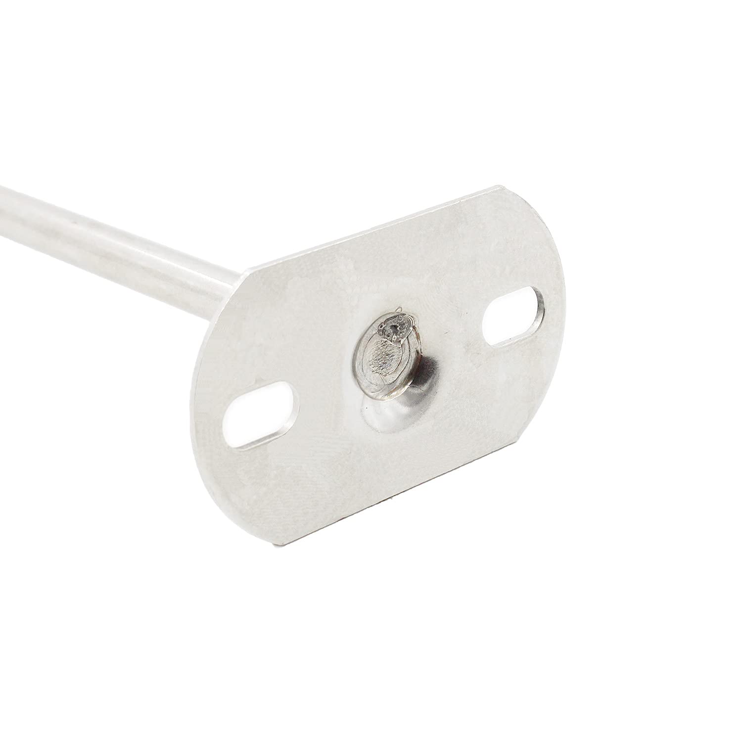 2 Pack Ceiling Mount Bracket, Stainless Steel Wardrobe Pipe Bracket Rod Holder Ceiling Holder, Ulifestar Shower Curtain Closet W