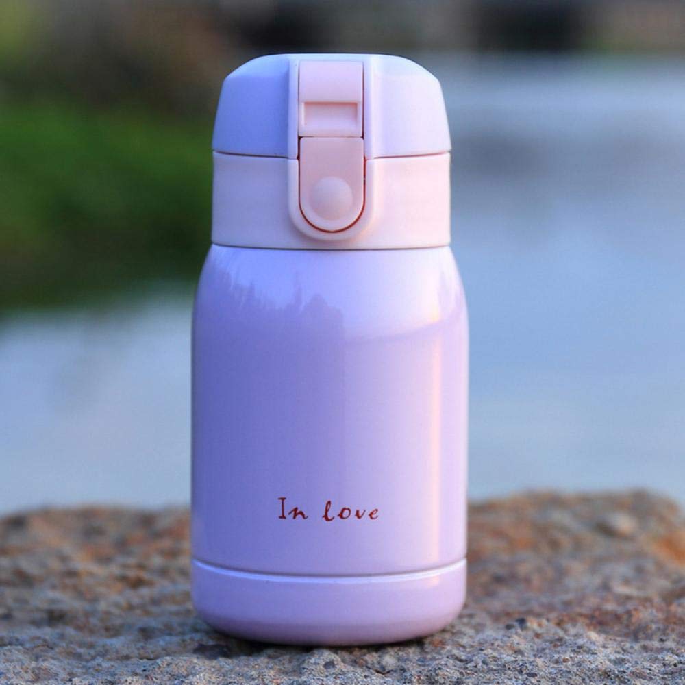 Mini 7 Oz Stainless Steel Water Bottle, Small Vacuum Insulated Water Bottle Leakproof Sport Tumbler Cup Hot And Cold Water Bottl