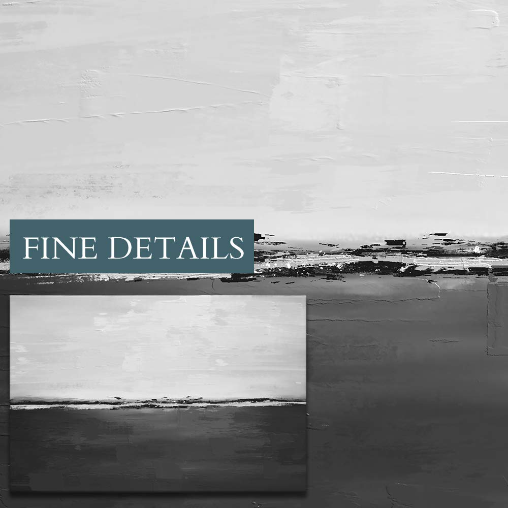 Signwin Canvas Wall Art Abstract Seascape Painting Canvas Prints Home Artwork Decoration For Living Room,Bedroom - 24X36 Inches