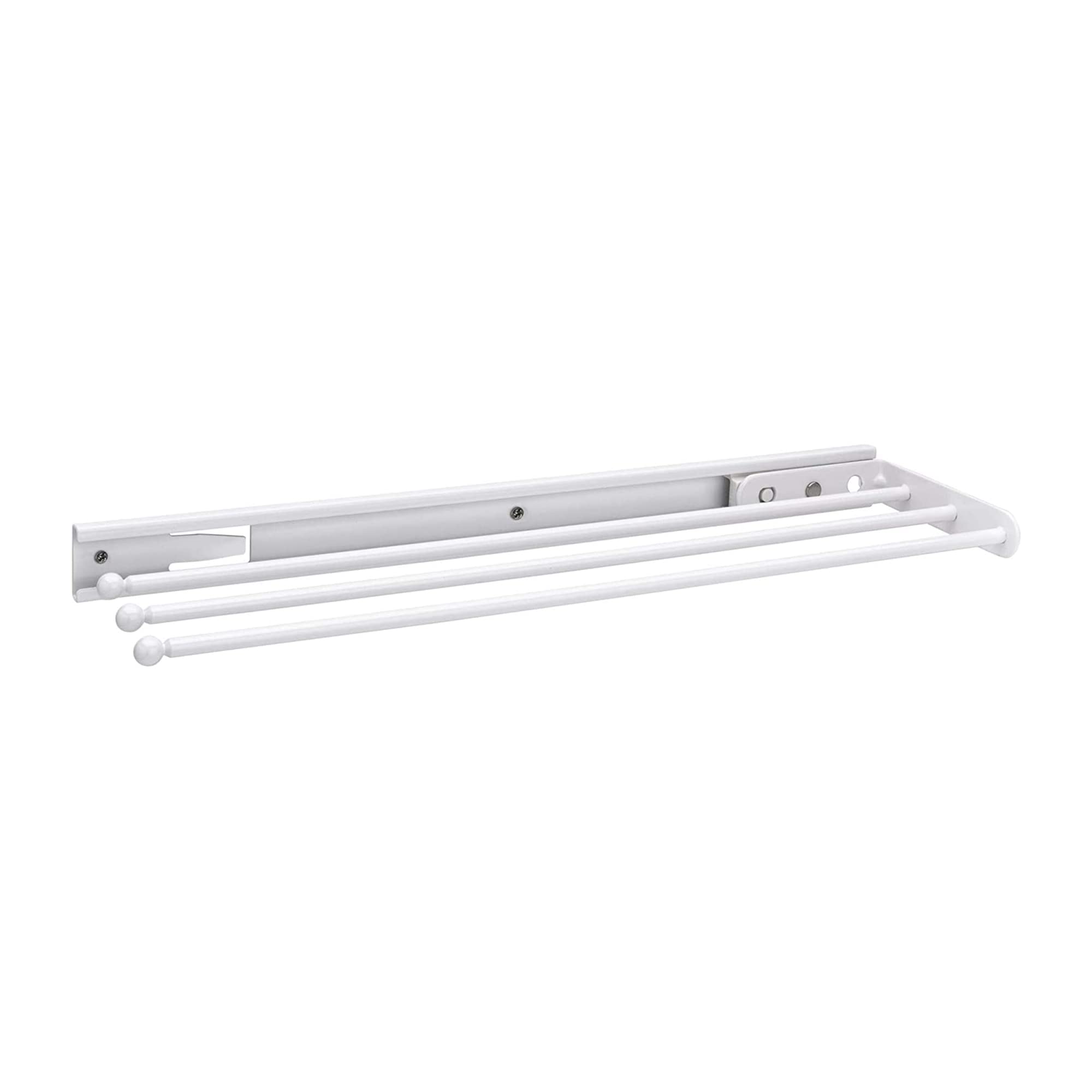 Rev-A-Shelf Under Sink Hand Towel Holder for Kitchen and Bathroom Cabinets, Pullout Extension Three Prong Wire Dish Rag Rack Han