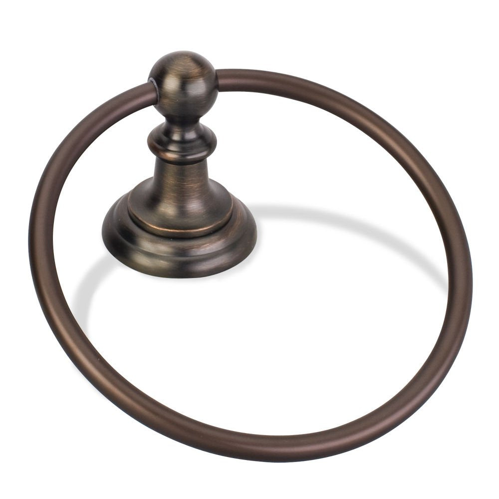 Fairview Brushed Oil Rubbed Bronze Towel Ring - Retail Packaged 2PK