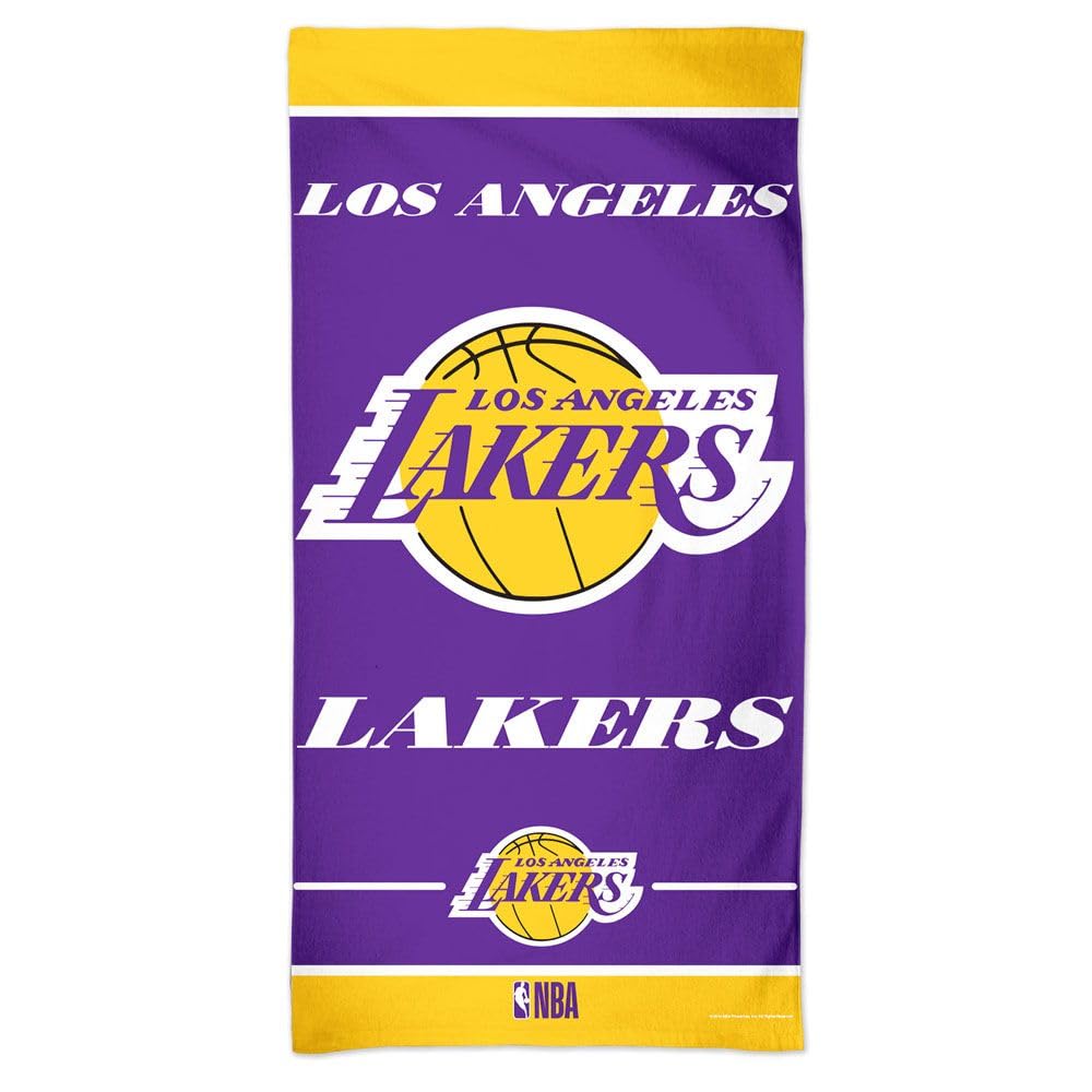 Nba Los Angeles Lakers Beach Towel, Team Color, One Size