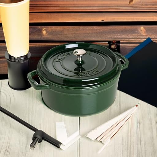 Staub Round 5Qt. Cocotte In Basil