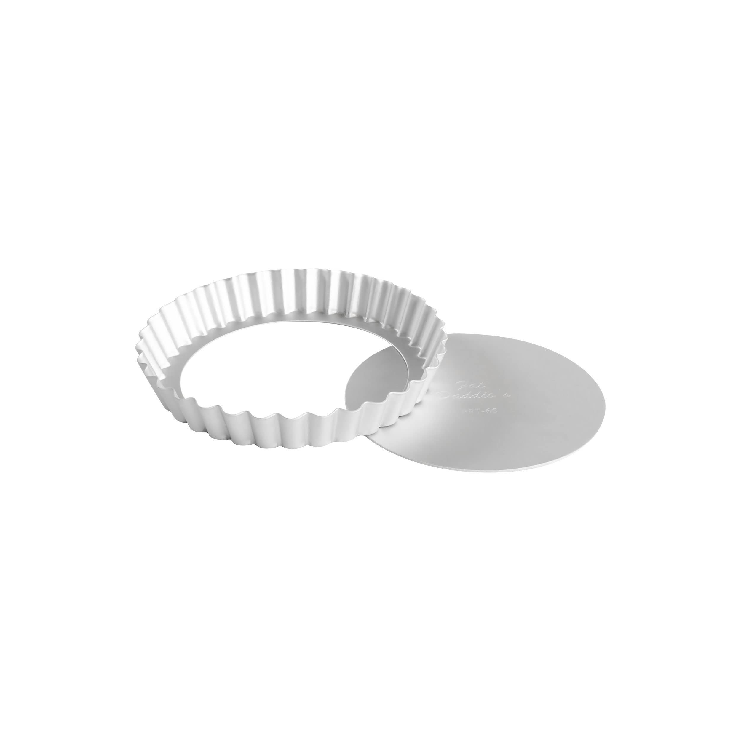 Fat Daddios PFT-65 Round Fluted Tart Pan, 6.5 x 1 Inch