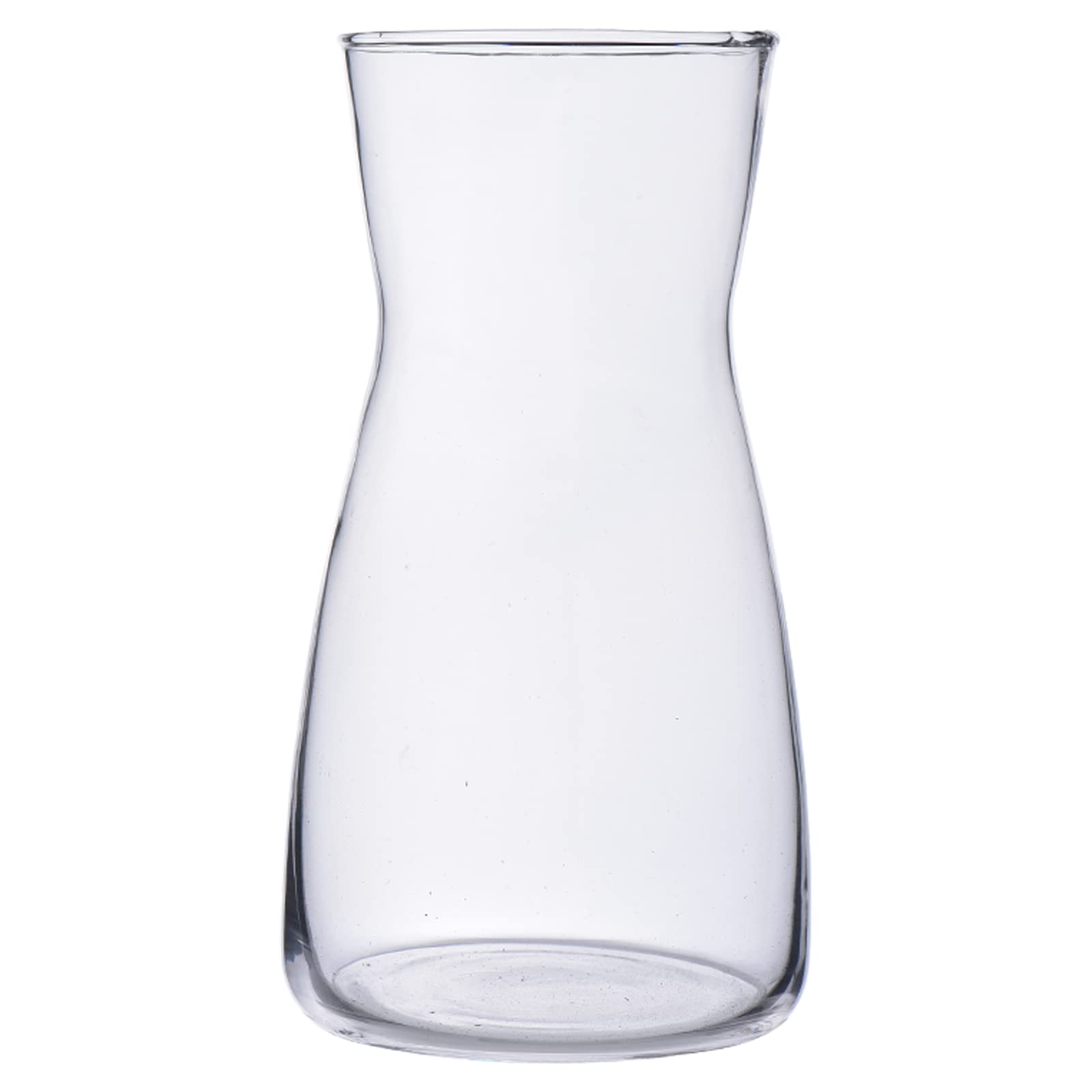 8 inch Clear Glass Flower Vases for Centerpiece Table Home Indoor Desk Decor,Ins Modern Boho Style Vase for Wedding Housewarming