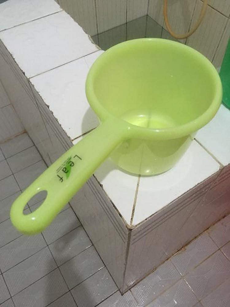 JapanBargain 3040  Japanese Plastic Water Ladle Bath Ladle Dipper Green Color  Made in Japan (1  Green)