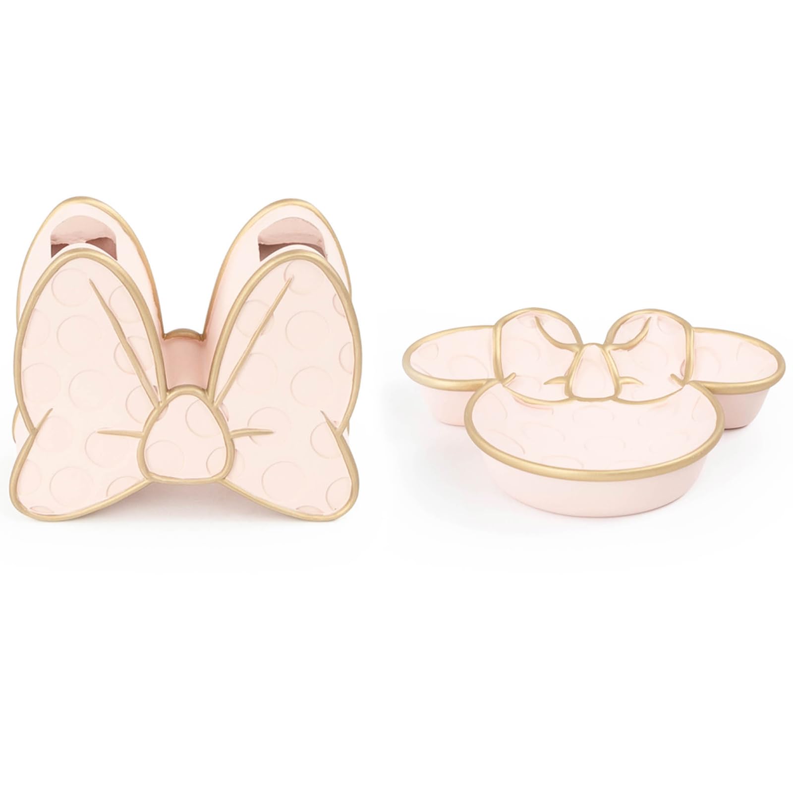 Jay Franco Disney Minnie Mouse Bathroom Accessories - 2 Piece Pink Resin Bathroom D  Cor And Storage Set Includes Toothbrush Hol