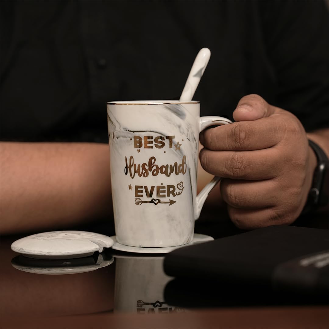 NYRWANA Coffee Mug, Birthday Gift for Men, Mugs for Coffee, Birthday Gift for Boys, Birthday Gift, Coffee Mug with Lid, Birthday