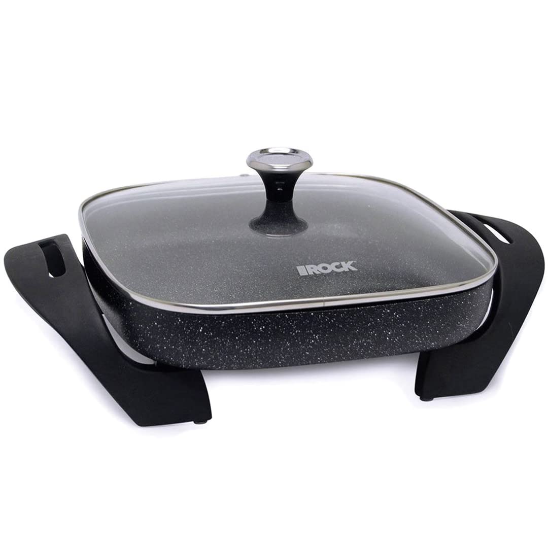 Starfrit The Rock Electric Skillet, 13.40In. X 14.20In. X 5.90In, Black