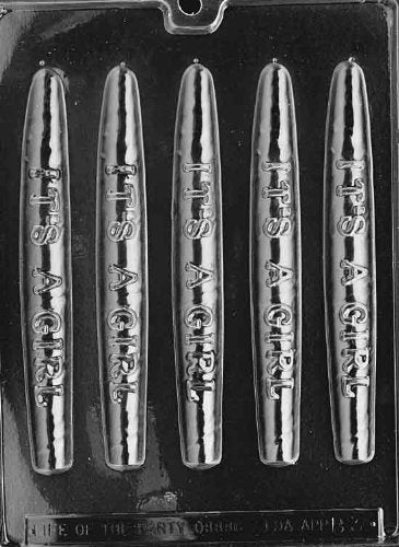 Life Of The Party B003 It'S A Girl Cigar Lollipop Sucker Chocolate Candy Mold