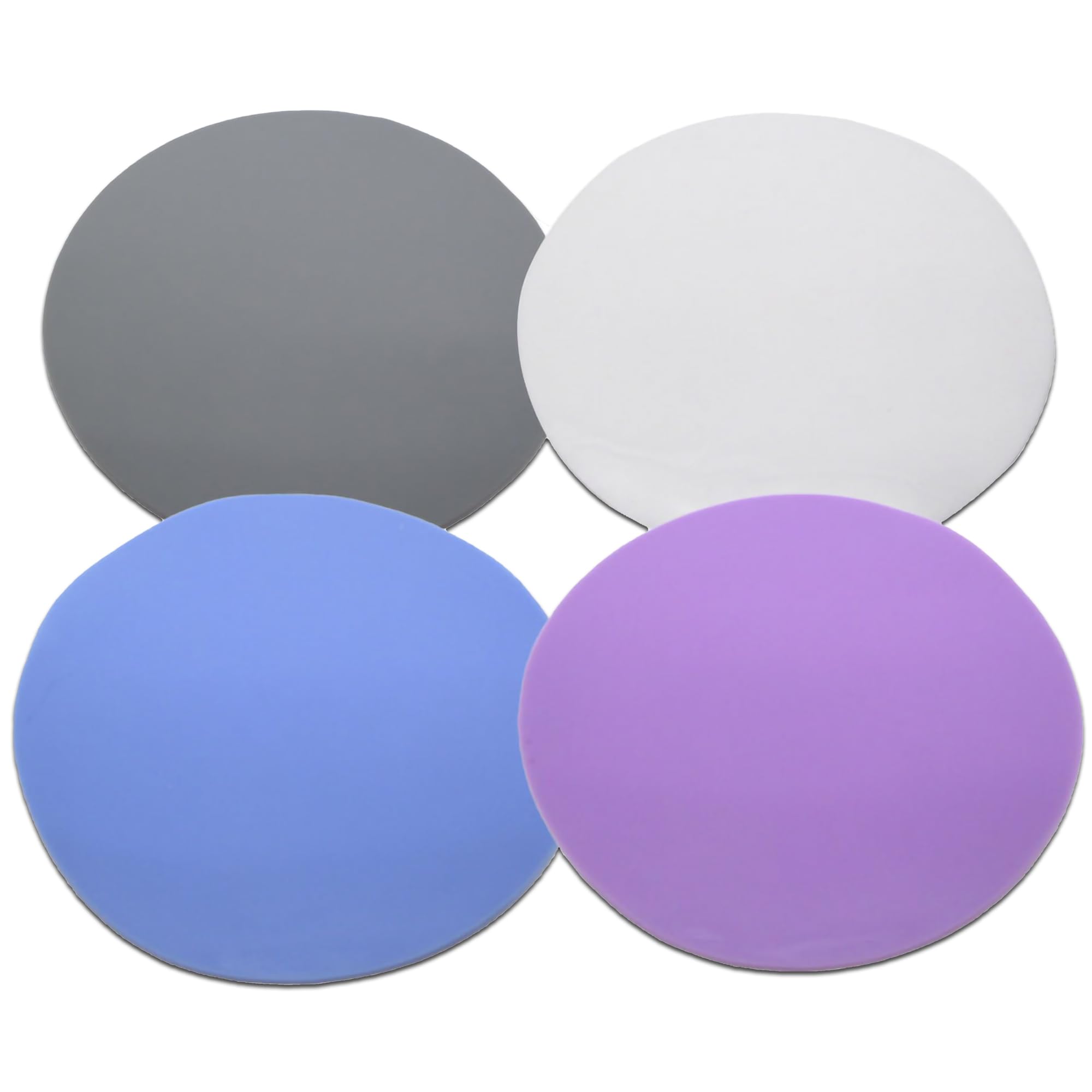 Gadgetime Usa Jar Opener Gripper Pads (Pack Of 4) - Round Non Slip Grippers For Jars, Lids & Bottles - Multipurpose Silicone Jar
