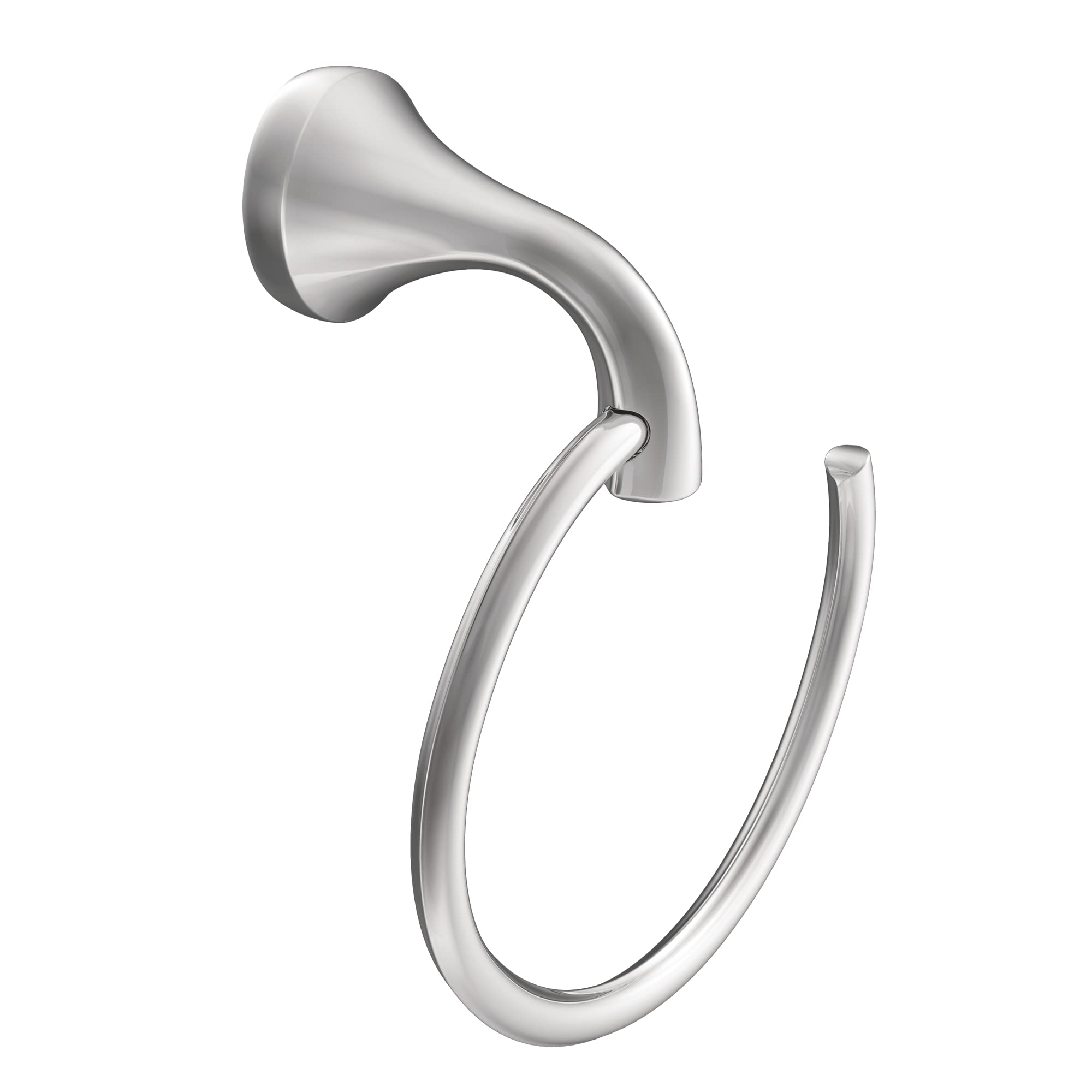 Moen Yb2886Ch Eva Bathroom Hand Towel Ring, Chrome