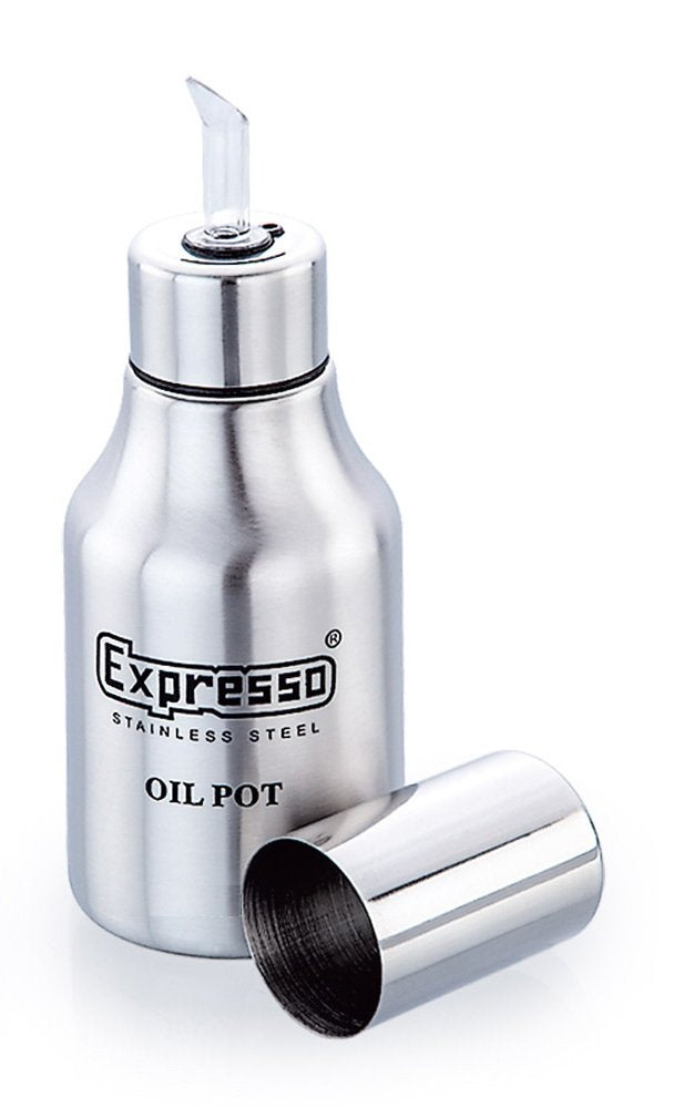 Expresso Stainless Steel Leakproof Bottle Olive Oil Dispenser For Kitchen Storage Container, 500 Ml
