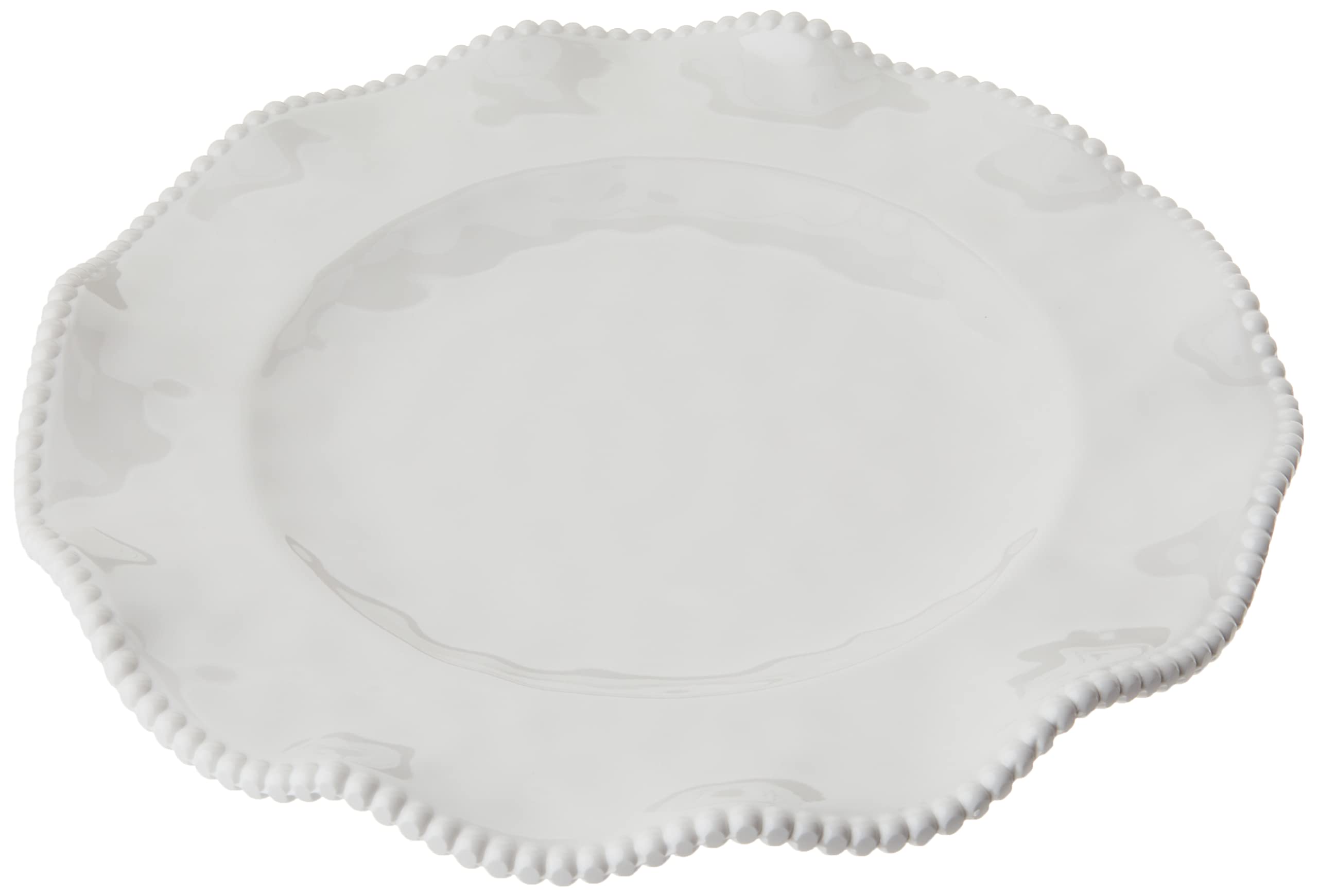 Certified International Perlette Cream Melamine 11'' Dinner Plates, Set Of 4