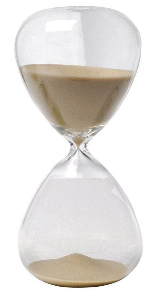 Large Fashion Colorful Sand Glass Sandglass Hourglass Timer Clear Smooth Glass Measures Home Desk Decor Xmas Birthday Gift (60 M