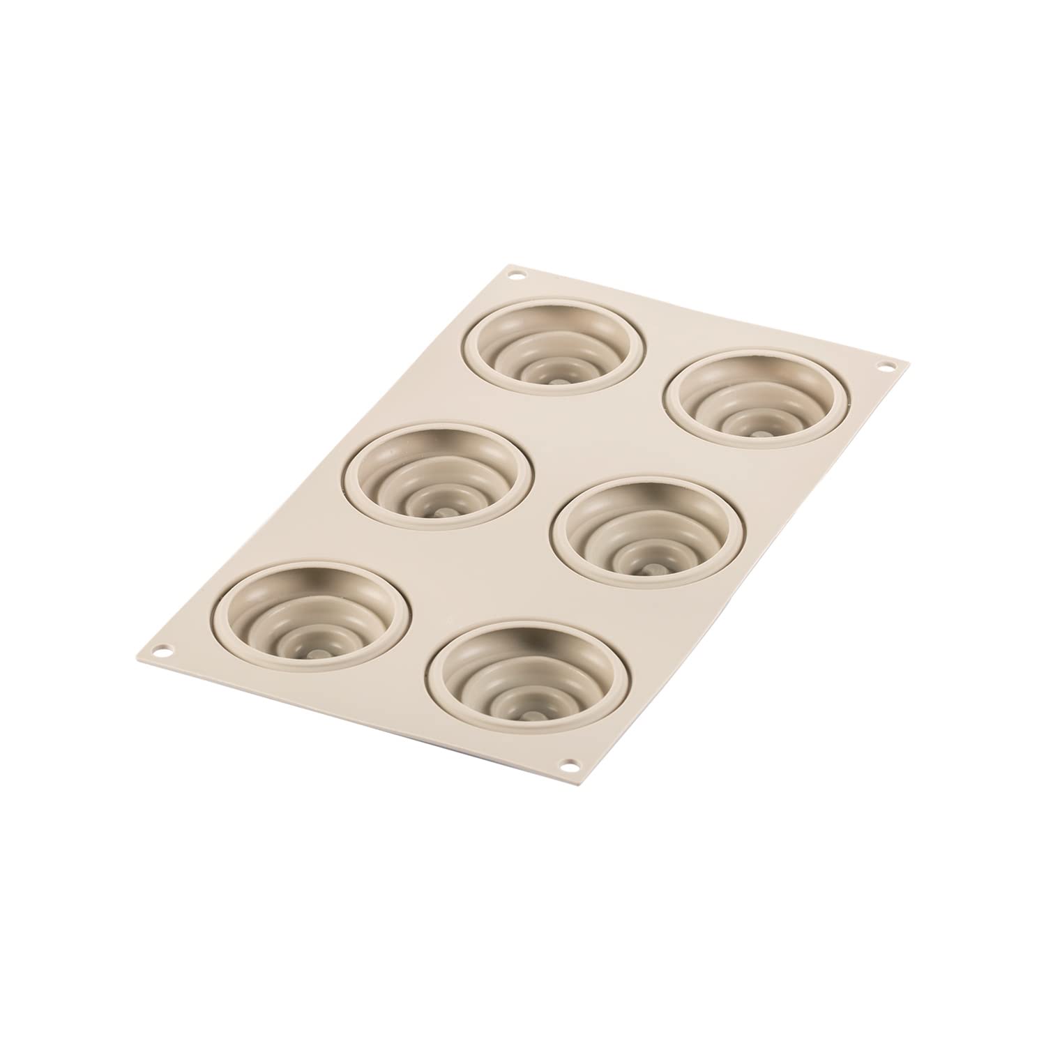 Silikomart Kit Mini Twist Tarte,  80 Mm H 20 Mm, Grey