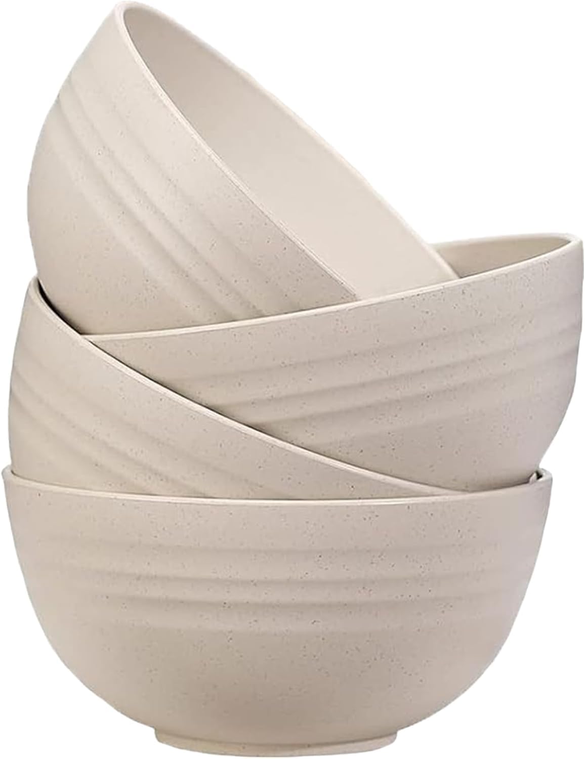 G-Karuna Cereal Bowls With Lids, Eco-Friendly Reusable Bowls, Mixing Bowlset, Microwave And Dishwasher Safe Kitchen Bowls For Ce