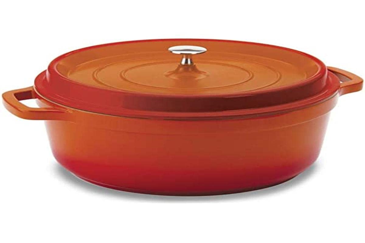 Casserole Round, Orange, 29.5 X 13 Cm, 6.8 L, Herces Pa9000-28L, Hercules