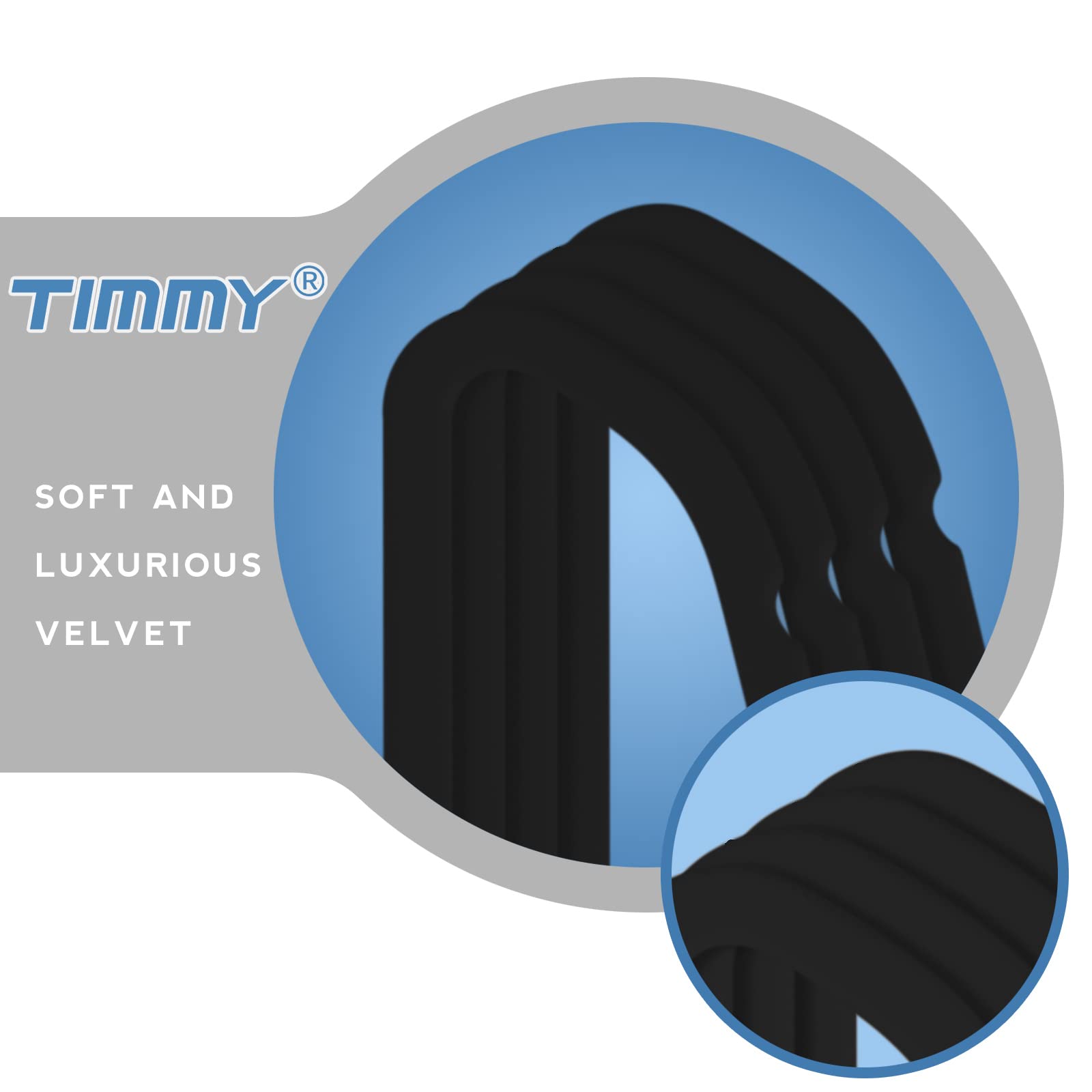 TIMMY Hangers Black Velvet Hangers - Suit Hangers (50-Pack) Ultra Thin Space Saving Coat Hanger and Heavy Duty Clothes Hangers with 360 ? Rotating Hooks for Easy Organization and Hanging
