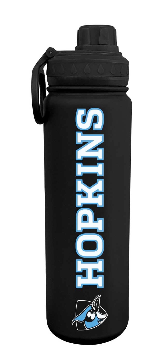Campus Colors Ncaa Stainless Steel Water Bottle - Twist On Cap - 24 Oz - Carry Clip - Keeps Your Drinks Hot Or Cold For Hours (J