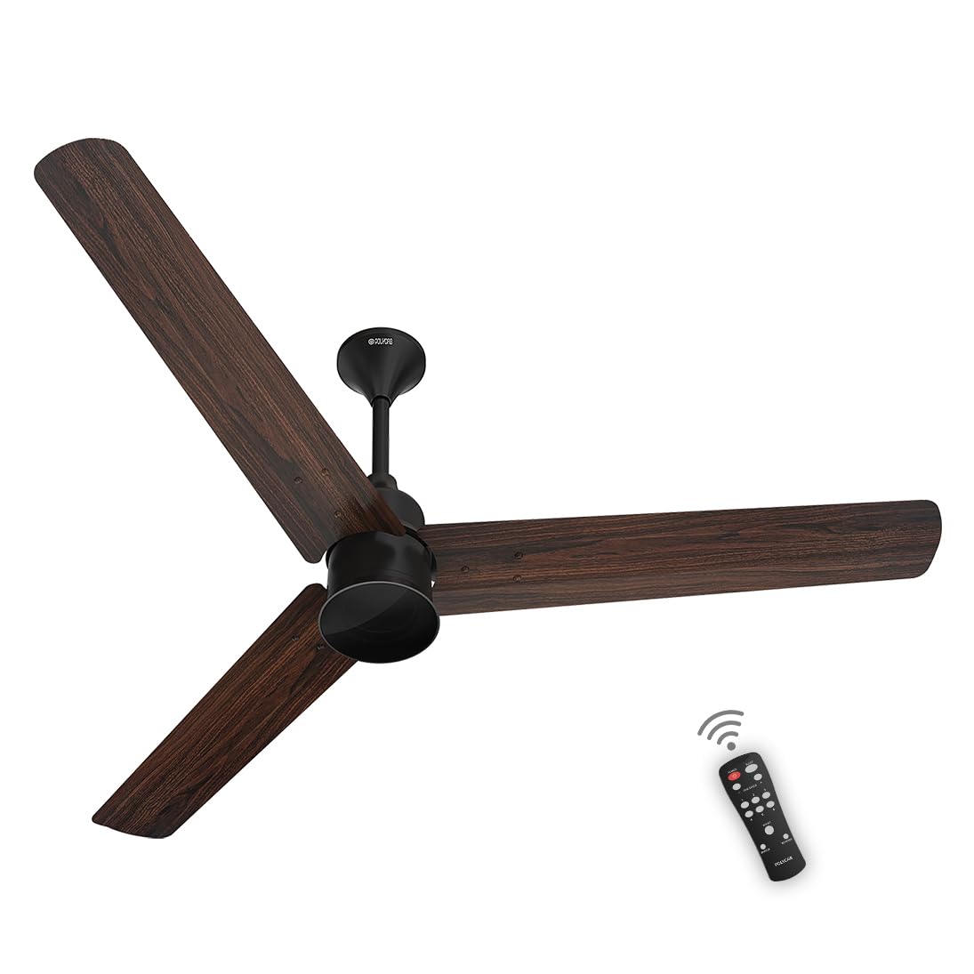 Polycab Silencio Mini 1200Mm 5Star Bldc, Remote Ceiling Fan For Home | 55% Energy Saving, 100% Copper, High Speed, 25 Speed Set