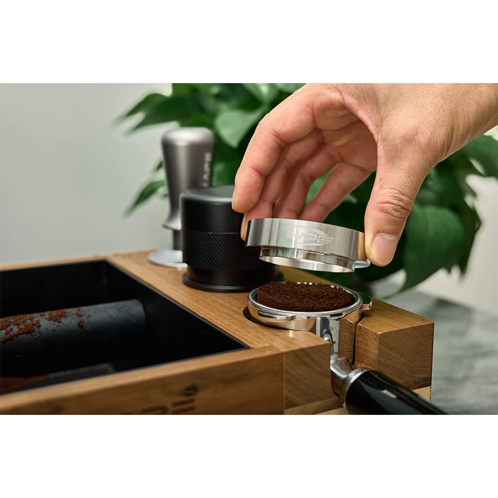 51Mm Espresso Dosing Funnel, Stainless Steel Coffee Dosing Ring Compatible With 51Mm Portafilter Series