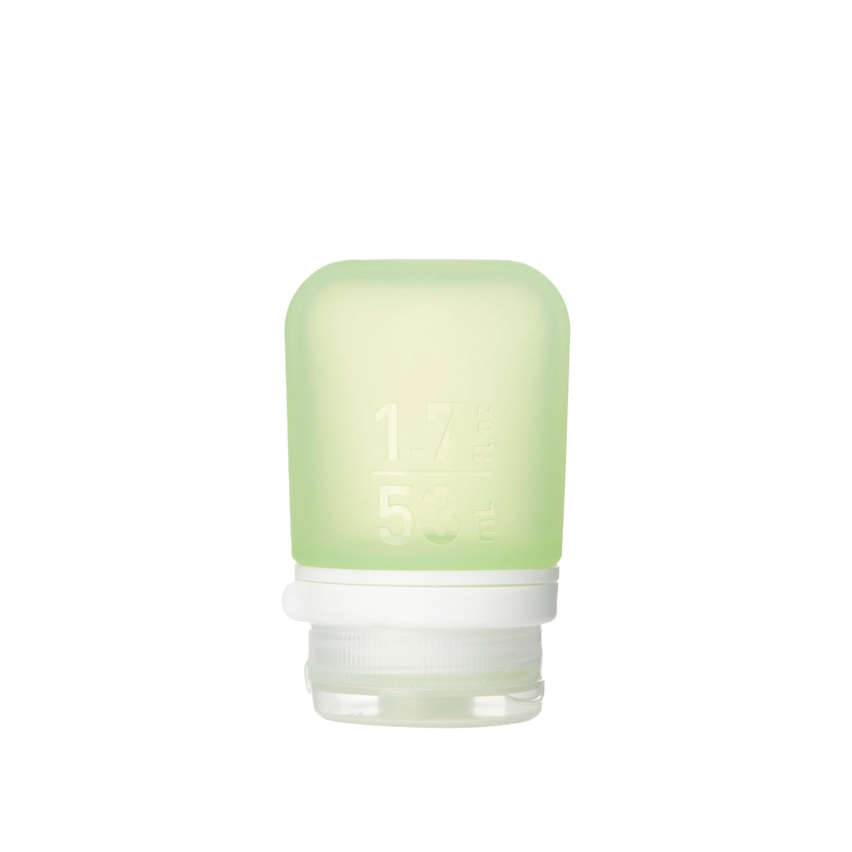 Humangear Gotoob+ (Small) | Refillable Silicone Travel Bottle | Locking Lid | Food-Safe Material | Green, Small (1.7 Fl.Oz; 53Ml