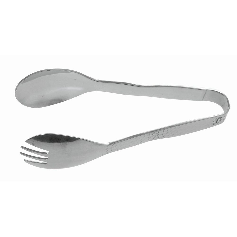 American Metalcraft Hm6Tng Stainless Steel, Hammered Serving Tongs, 6'' L