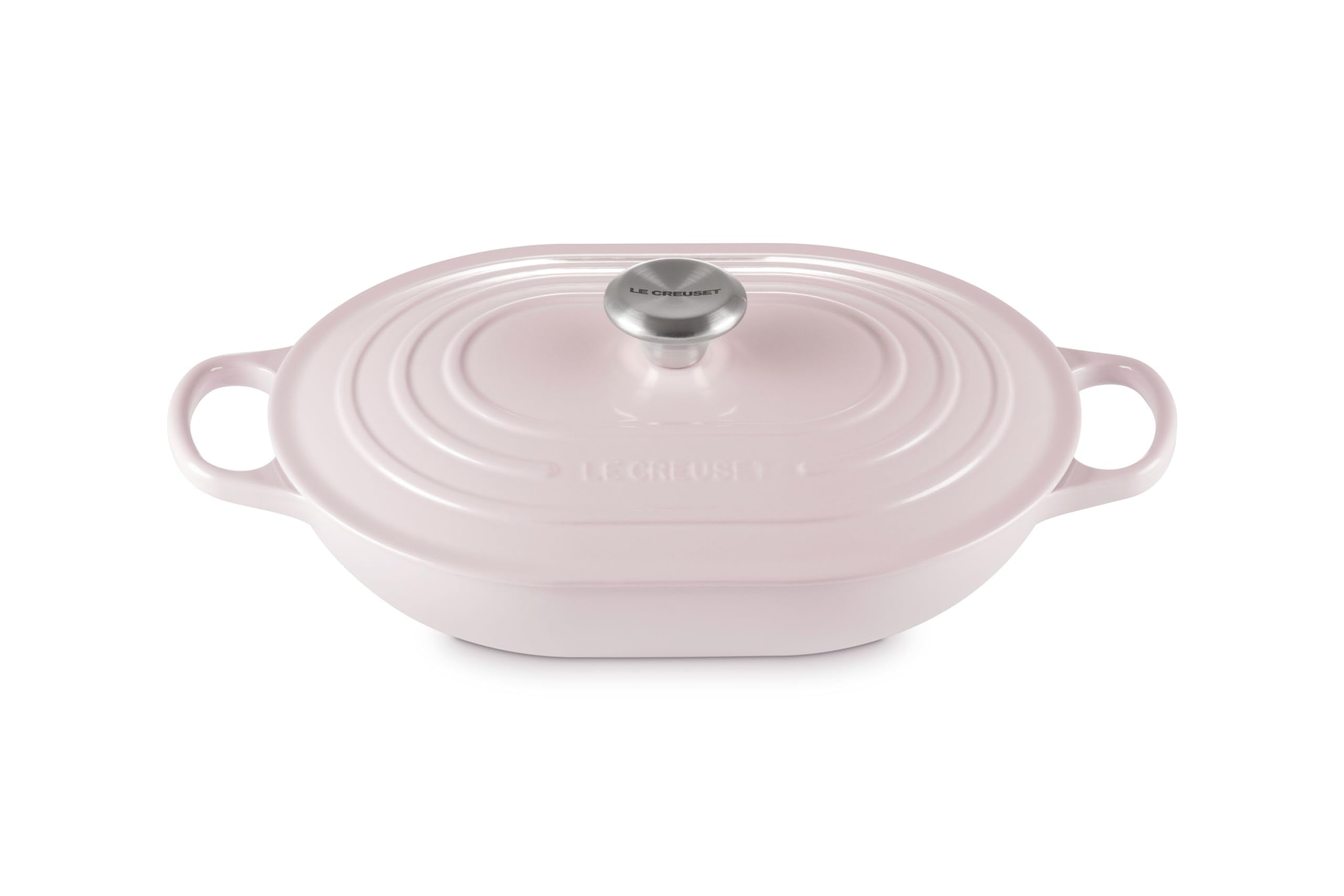 Le Creuset Enameled Cast Iron Signature Oval Casserole, 3.75 qt., Shallot