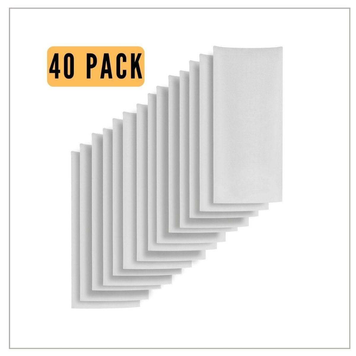 [ 40 Pack ] 2X4.5 Inch 90 Micron Tea Filter Bags