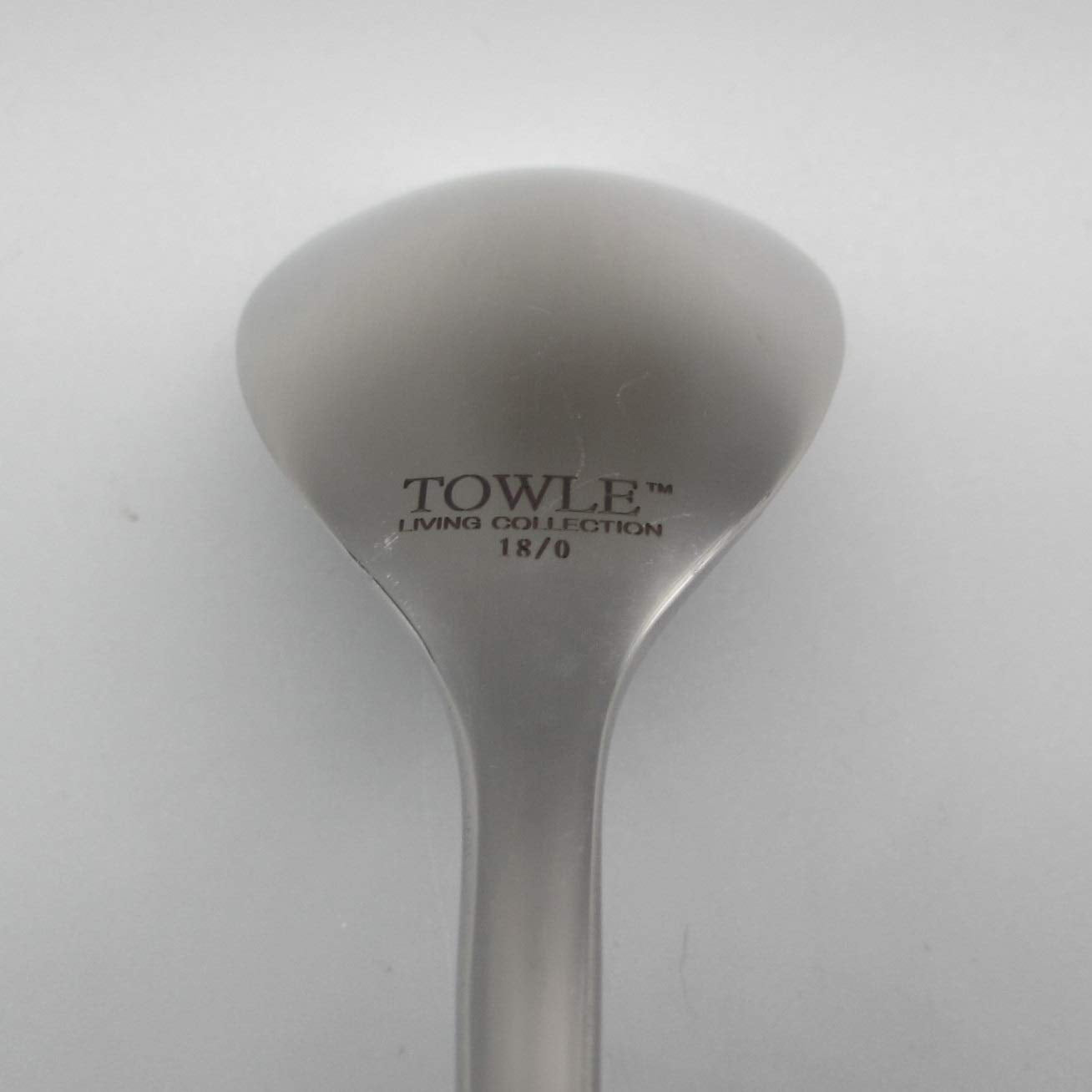 Towle Living Wave Stainless Steel Teaspoon (Set Of Four) (1)