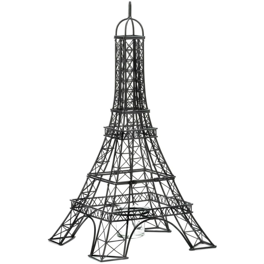 Eiffel Tower Metal Candle Decor