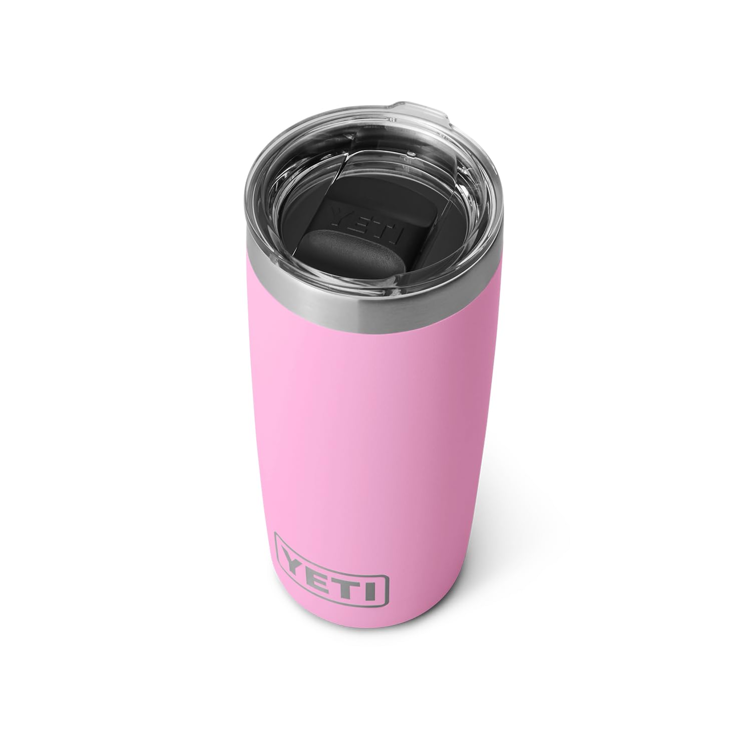 Yeti Rambler 10 Oz Tumbler, Stainless Steel, Vacuum Insulated With Magslider Lid, Power Pink
