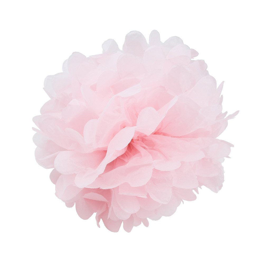 Wyzworks - 8 Assorted Pink Pom Poms Diy Tissue Paper Flowers - 10   , 12   , 16    Decorative Hanging Flower Balls Diy Paper Cra