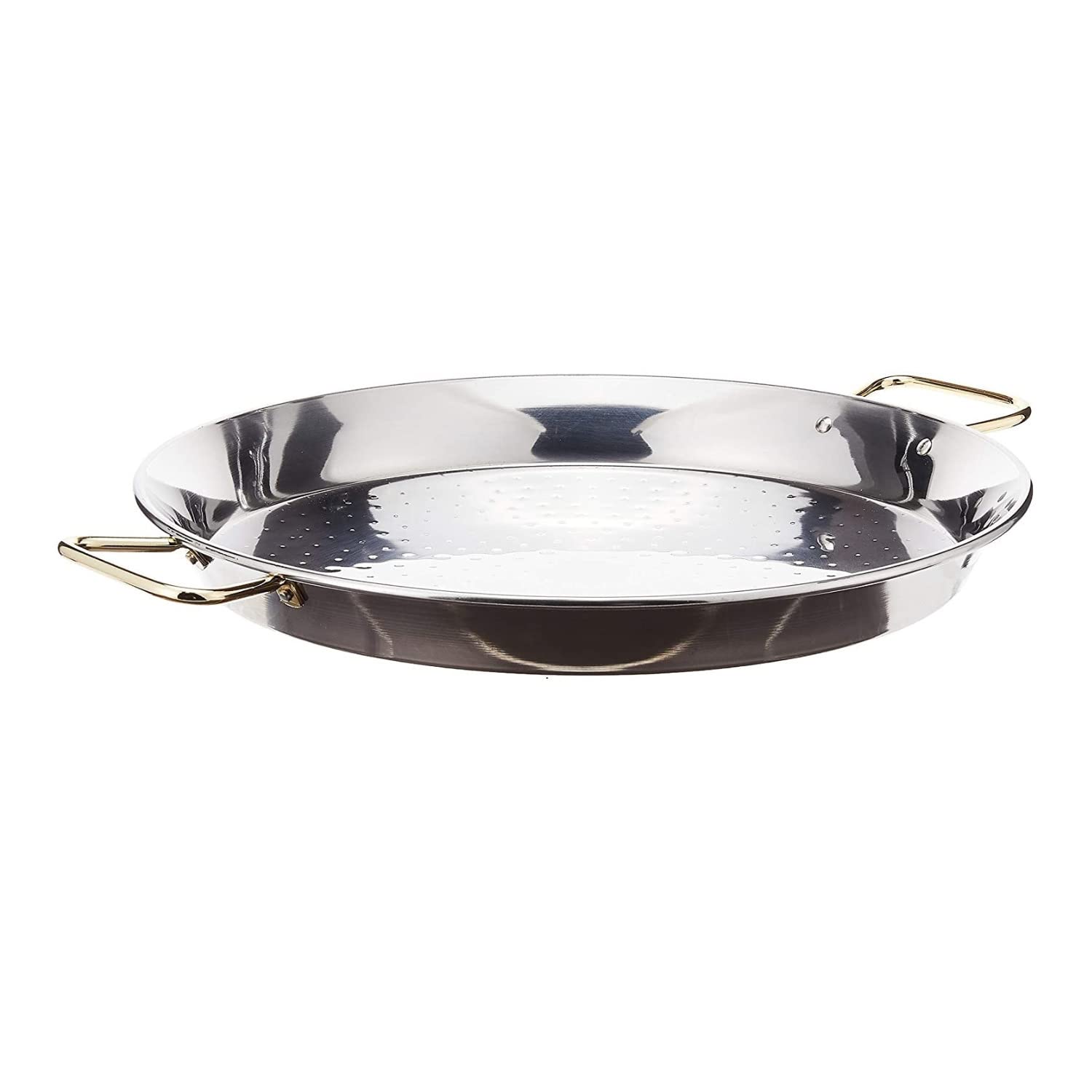 Garcima 16-Inch Stainless Steel Paella Pan, 40 Cm