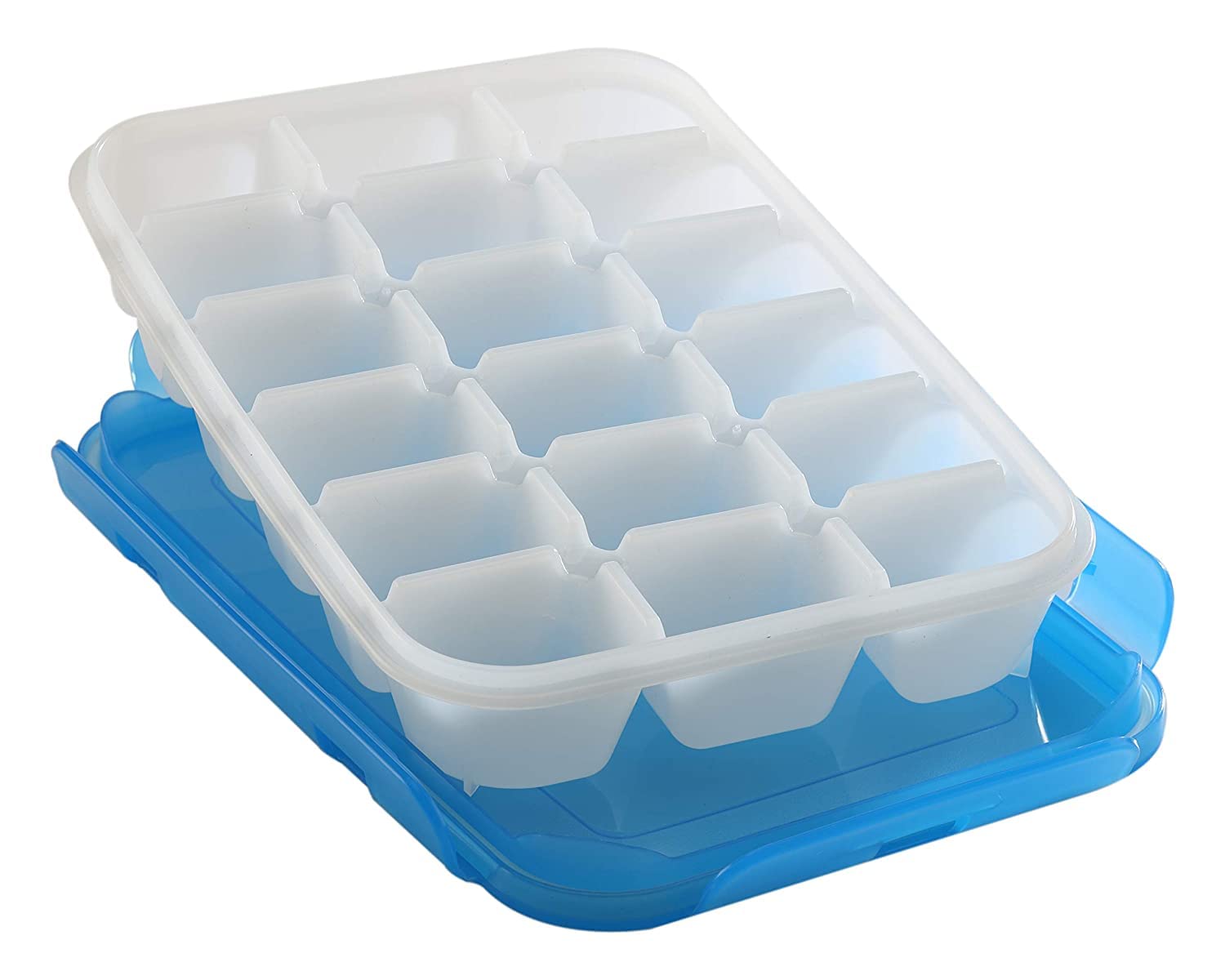 Signoraware Bpa Free Plastic Ice Tray | One Twist Ice Out Design | Durable & Reusable Ice Tray For Home, Freezer & Bar Use | Ide