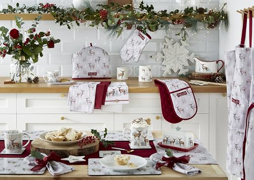 Cooksmart Pack Of 4 Christmas Table Place Mats | Place Mats For Table With British Designs | Table Mats For All Types Of Kitchen