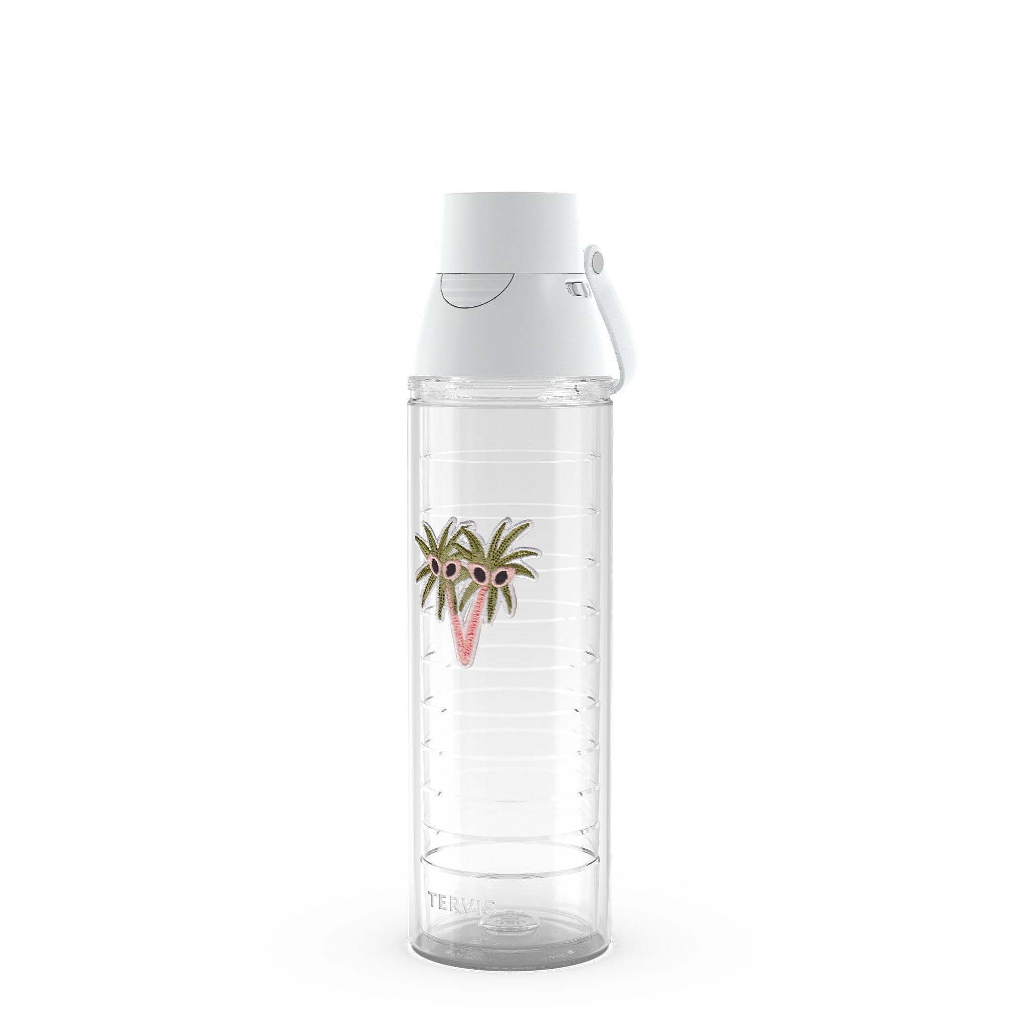 Tervis Bouffants and Broken Hearts Peeping Palm Parade Made in USA Double Walled Insulated Tumbler Travel Cup Keeps Drinks Cold 