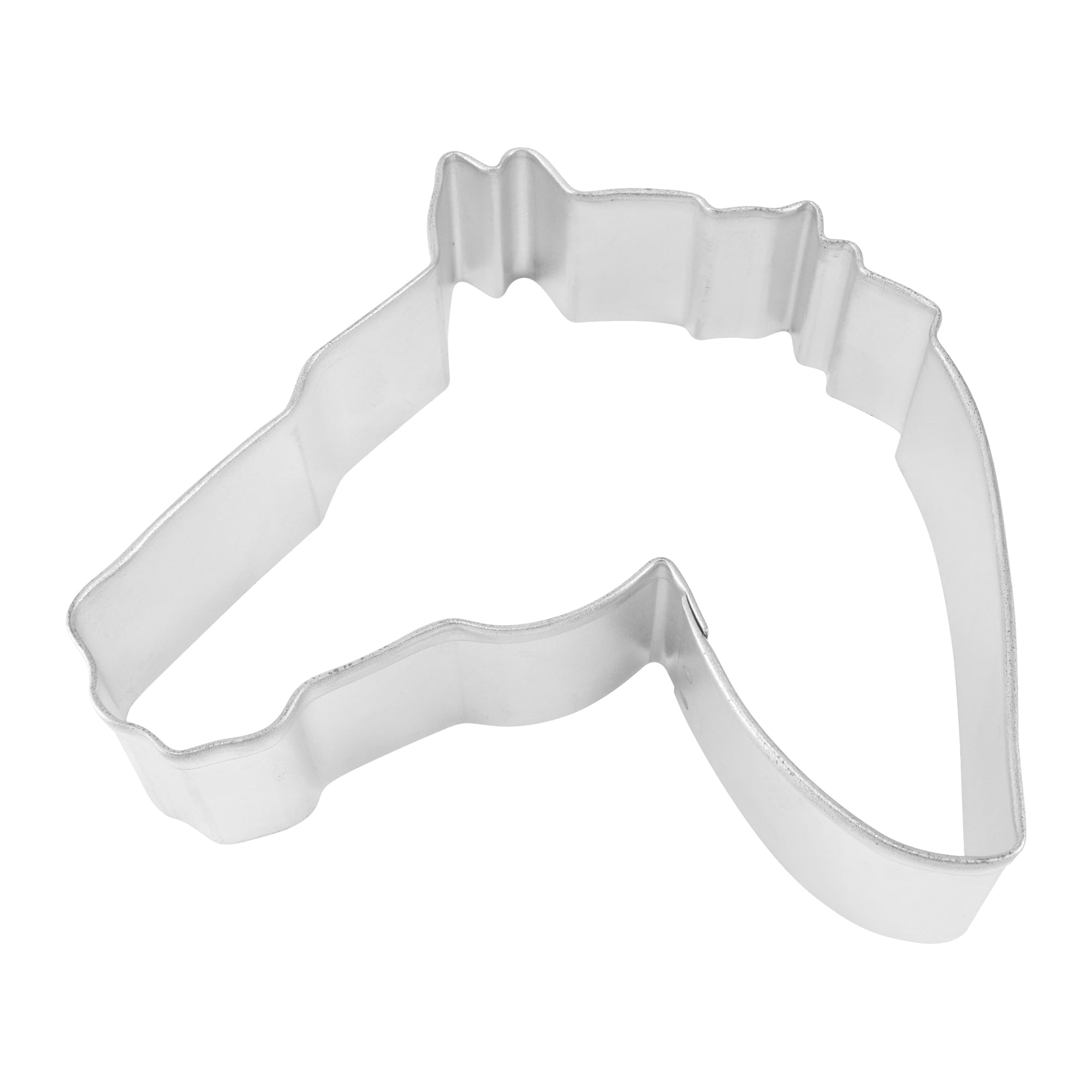 R&M Cookie Cutter, 4.5-Inch, Horse Head, Tinplated Steel