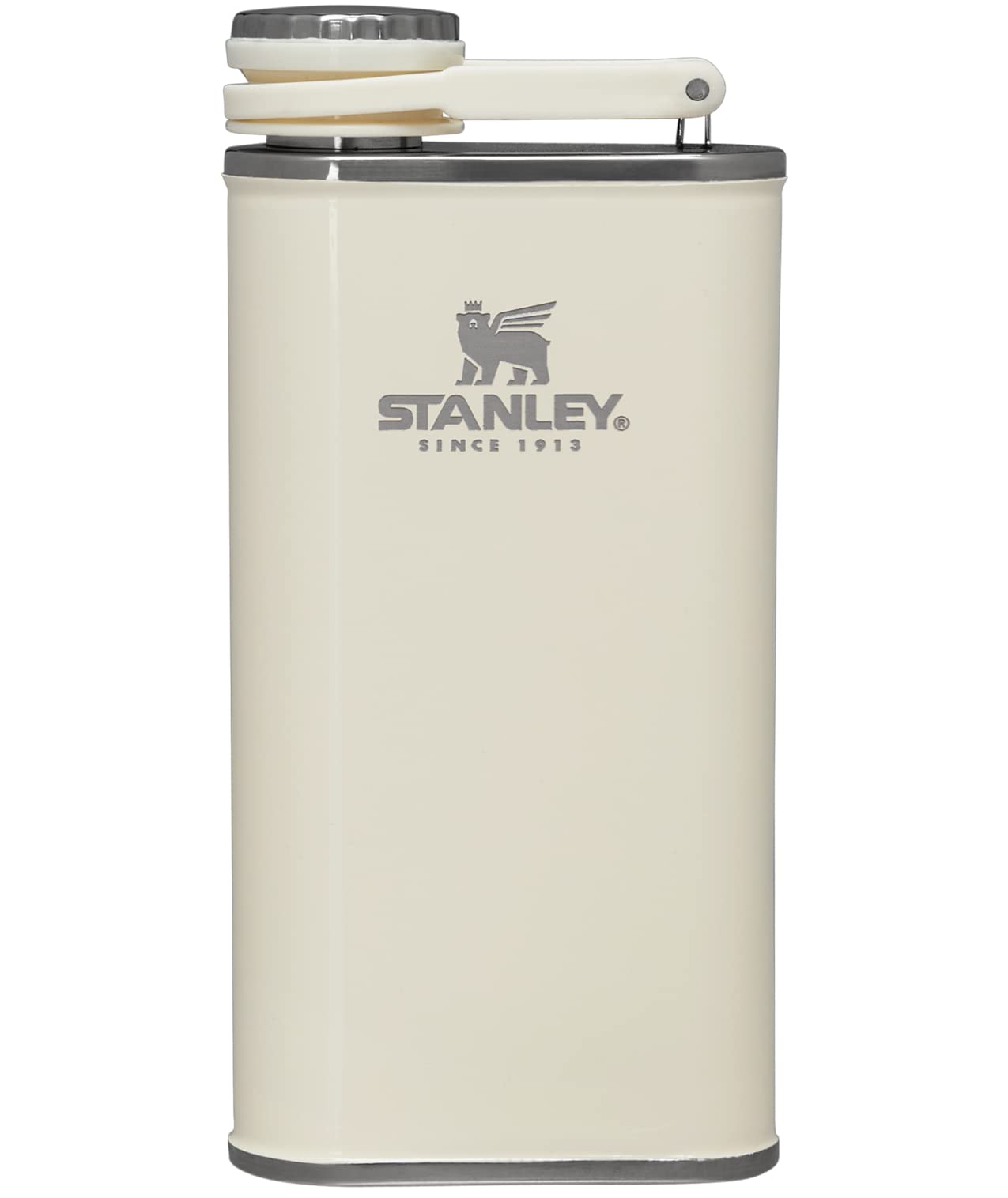 Stanley Classic Easy Fill Wide Mouth Flask 8Oz Cream Gloss