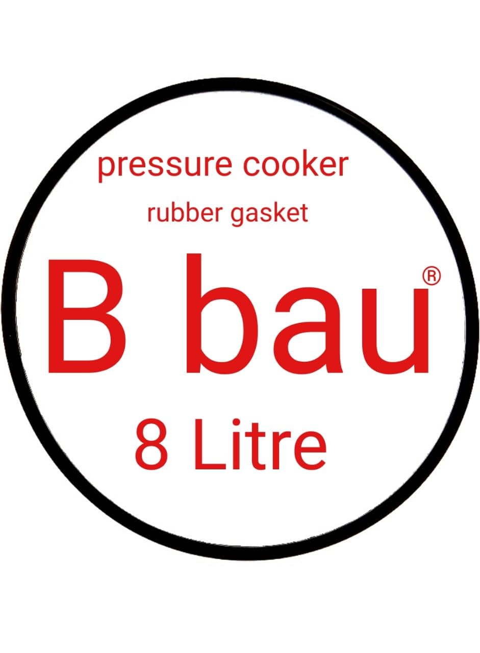 B Bau Pressure Cooker Rubber Gasket For All Type Of Inner Lid Pressure Cooker Steel Or Aluminium 8 Litre