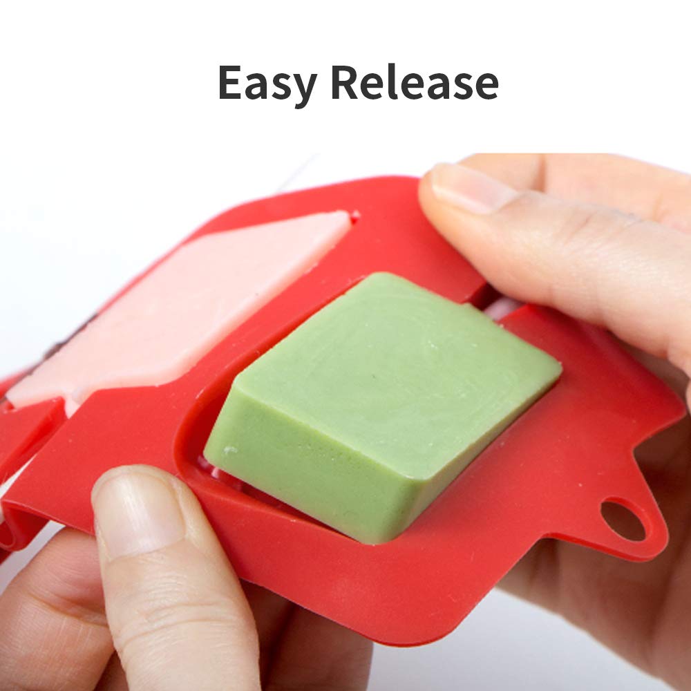 Webake Silicone Lollipop Molds, Brick Chocolate Hard Candy Lollypop Sucker Mold Set Of 3 (Include 100 Paper Sticks)
