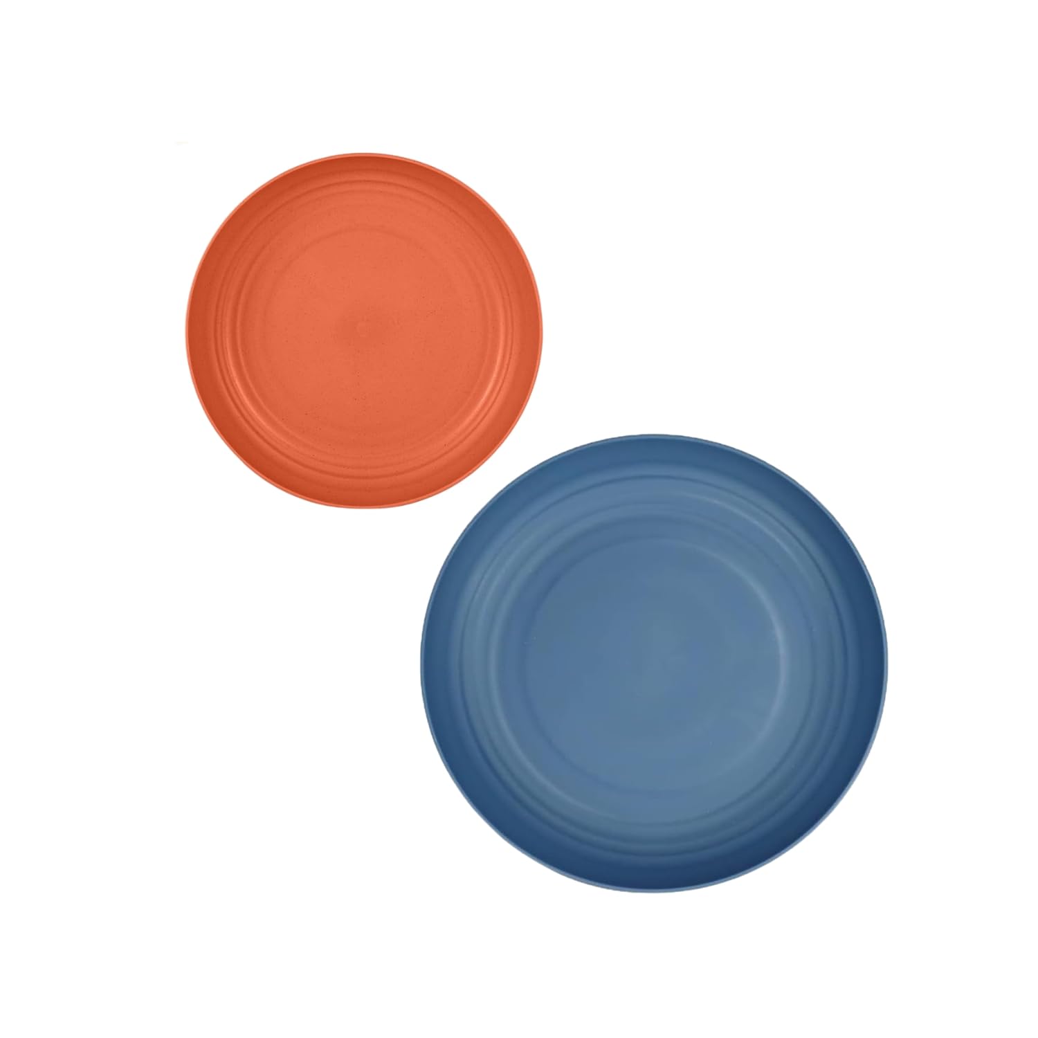 PPlus International Unbreakable Plate  Large Dinner Plates Wheat Straw MultiPurpose Dishwasher Safe Large Capacity Kitchen Su