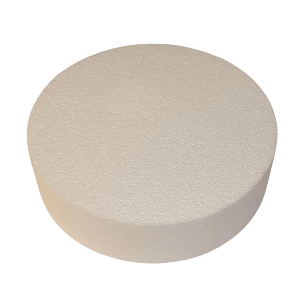 Oasis Supply Dummy Round Cake, 11 x 3, White