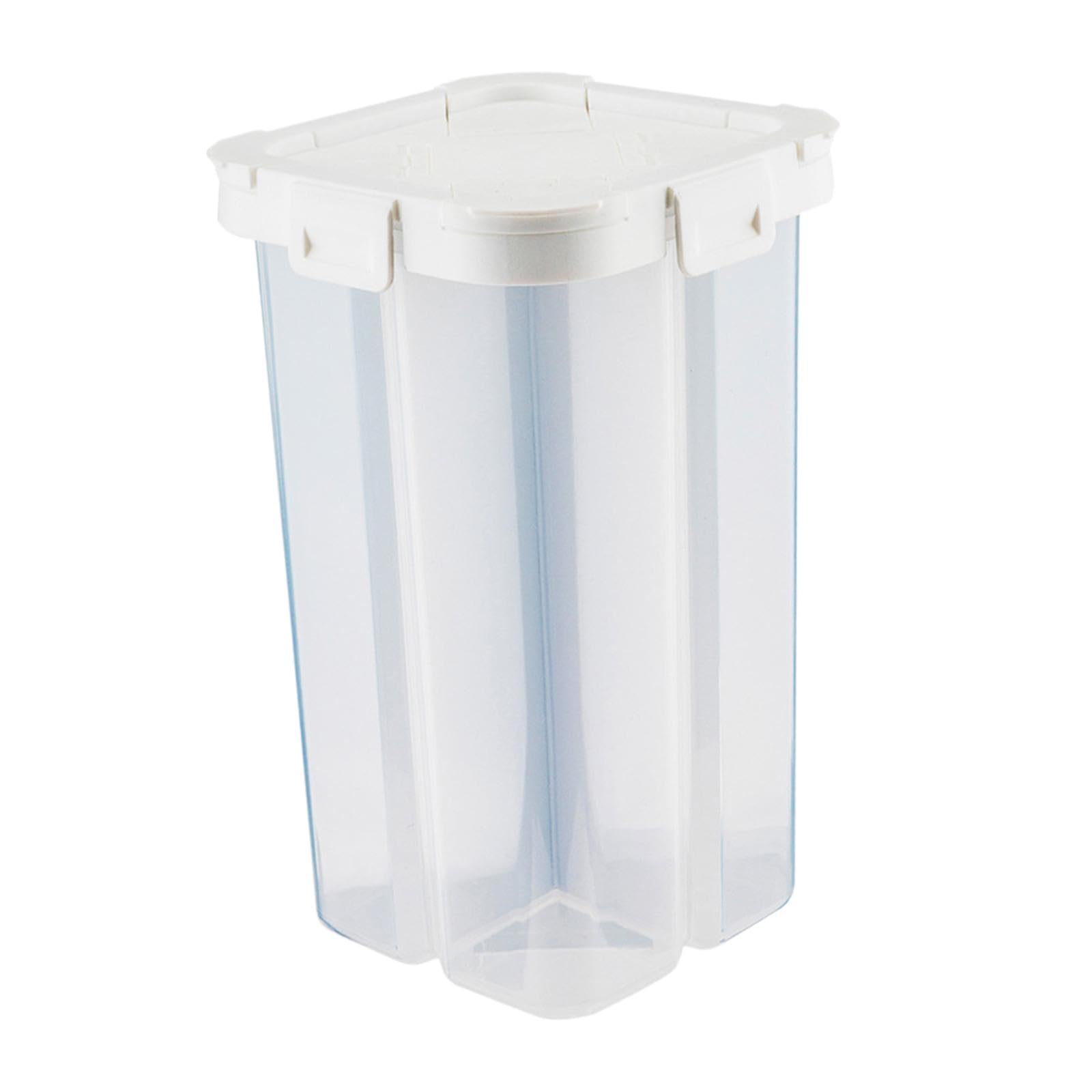 Velura Rice Container 2.3L Clear Airtight Cereal Storage Container For Beans Grains White|1 Rice Storage Container| Food Storage