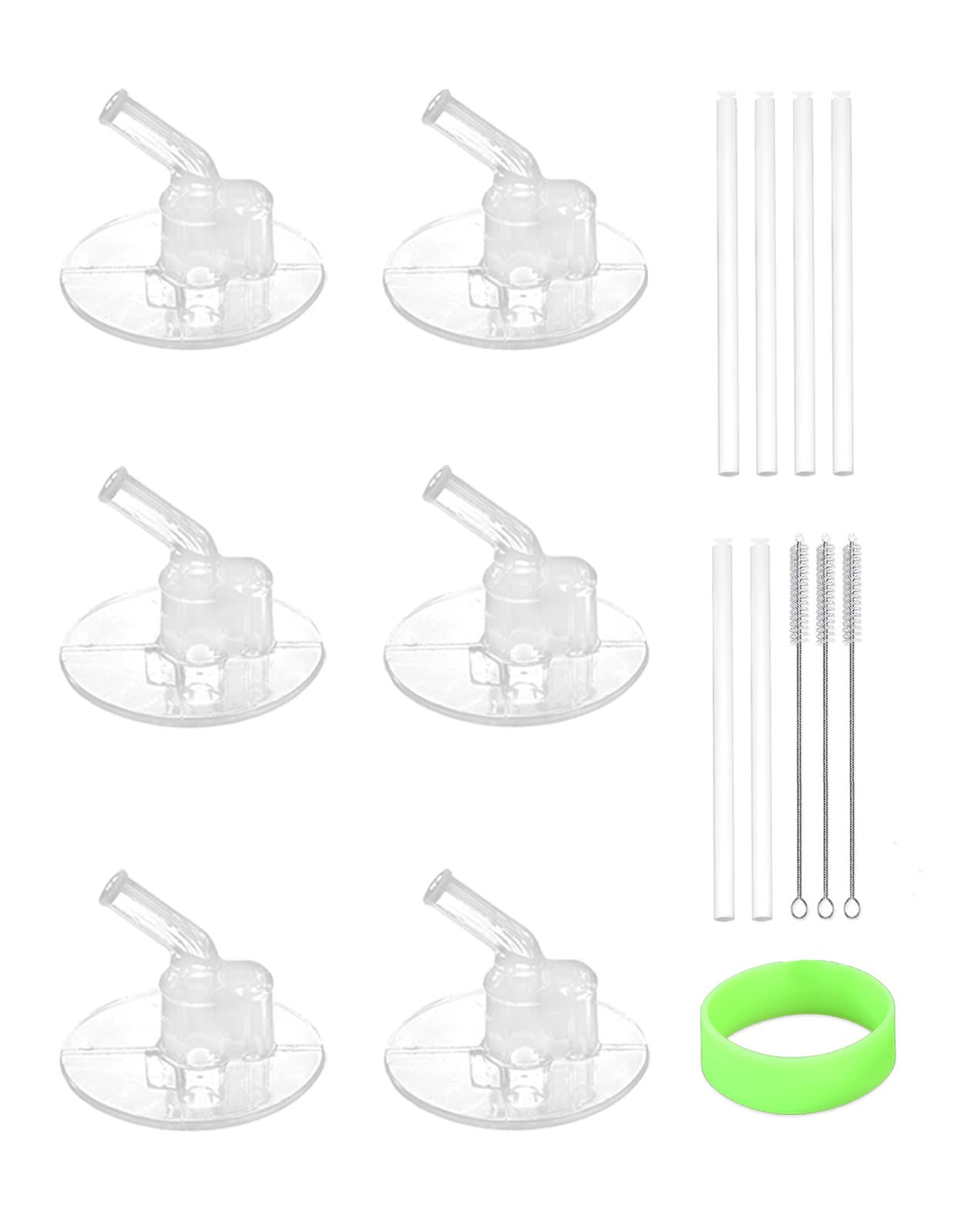 Greant 6 Pcs Replacement Straws Compatible With Thermos 12Oz (Model F401 & F410), Replacement Part Compatible With Thermos 12 Oz