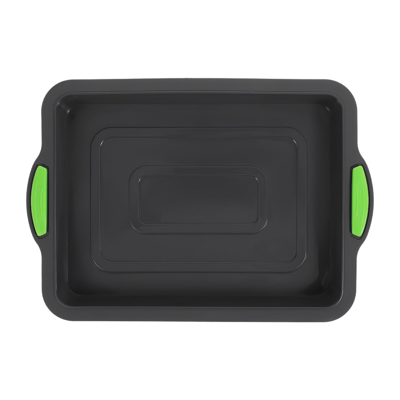 SOIMISS Silicone Cake Pan NonStick Silicone Cake Pan Rectangle HeatResistant Baking 13.38 X 9.25 X 1.18 in MultiFunction Oven